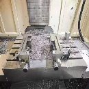 同款两台上海鼎亚850立式加工中心，三菱M80系统、三轴.